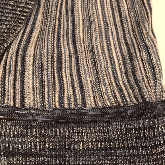 NWT Christopher and banks striped blue cardigan short sleeve sweater size S - Picture 3 of 7